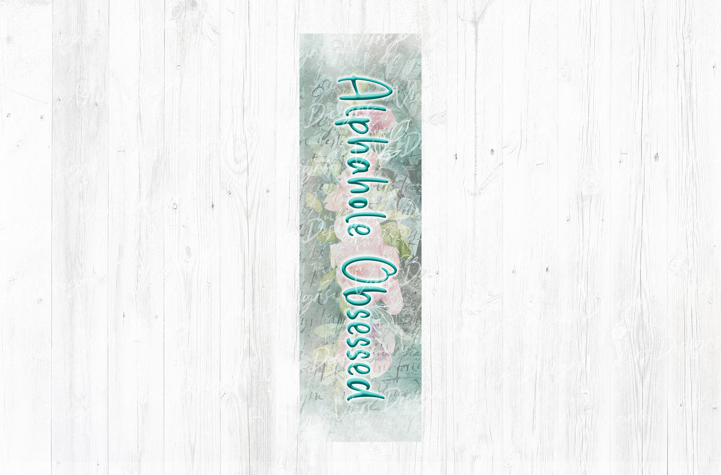 Alphahole Obsessed Bookmark PNG