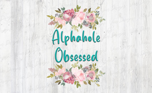 Alphahole Obsessed Bundle – 2 Romance Reader Sublimation PNGs