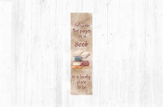 Between the Pages Bookmark PNG — Dark Romance