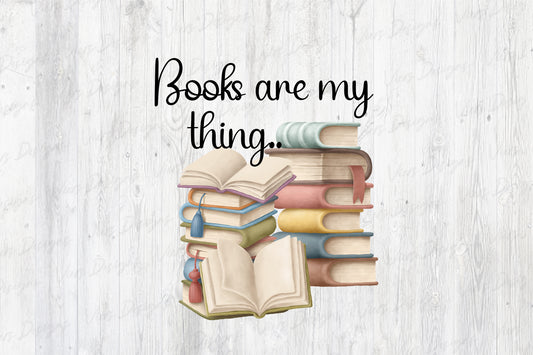 Books Are My Thing PNG