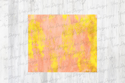 Distressed Pink & Gold Tumbler Wrap PNG — Soft Grain