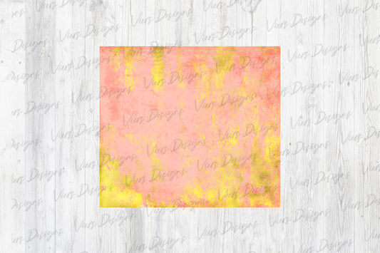 Distressed Pink & Gold Tumbler Wrap PNG — Edge Glow