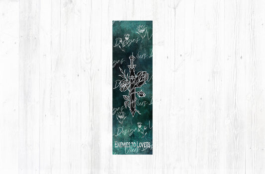 Enemies to Lovers Gothic Bookmark PNG
