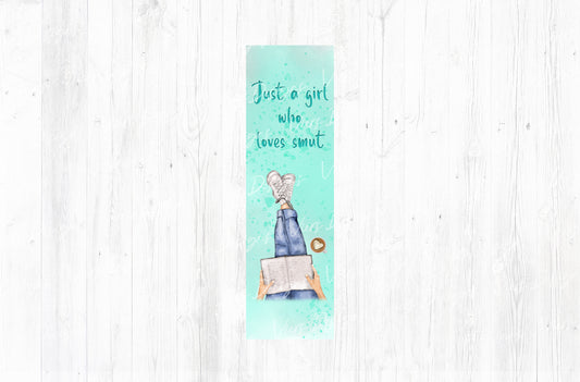 Just a Girl Who Loves Smut Bookmark PNG