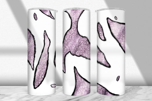 Purple Geode Crystal Tumbler Wrap PNG