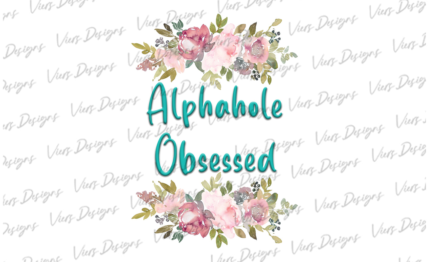 Alphahole Obsessed PNG – Romance Reader Sublimation Design