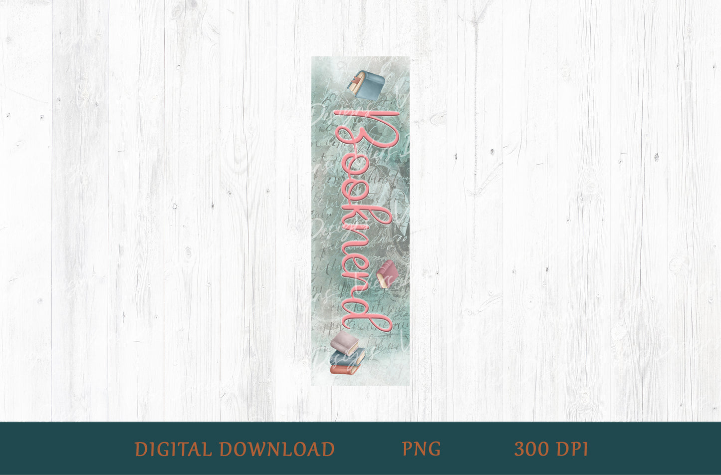 Booknerd Bookmark PNG