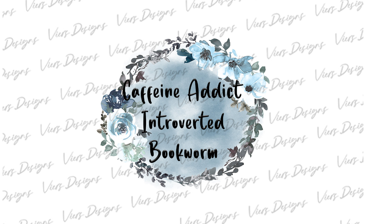 Caffeine Addict Introverted Bookworm PNG – Book Lover Design