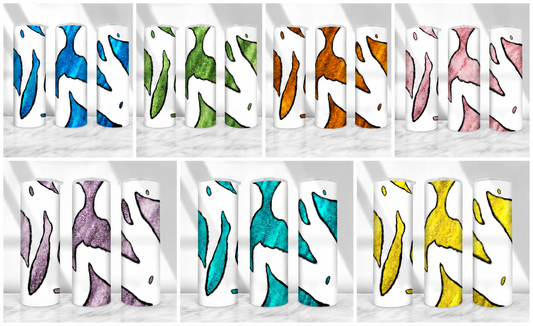 Geode Crystal Tumbler Wrap Bundle PNG — 7 Designs
