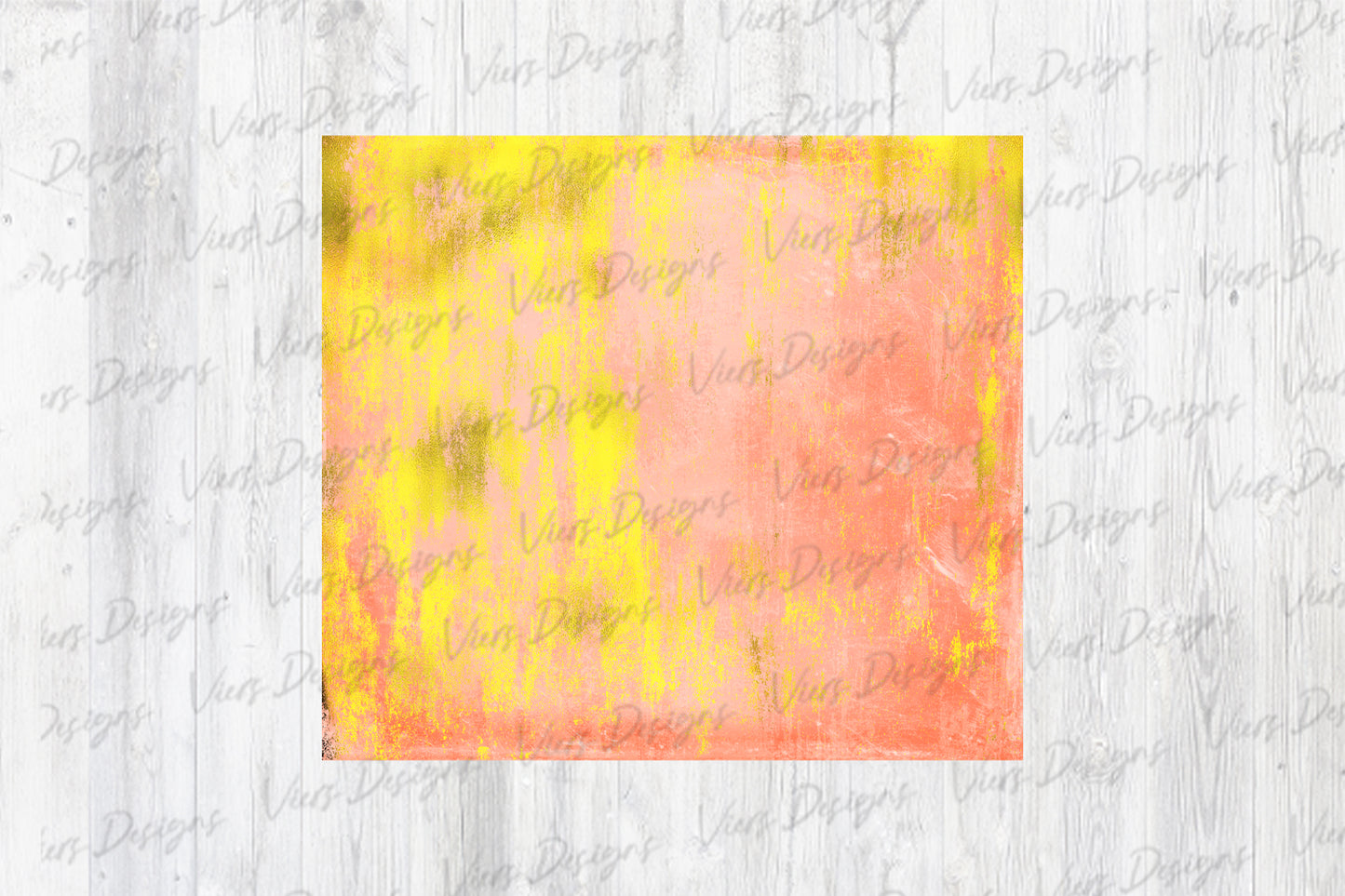 Distressed Pink & Gold Tumbler Wrap PNG — Bold Streaks