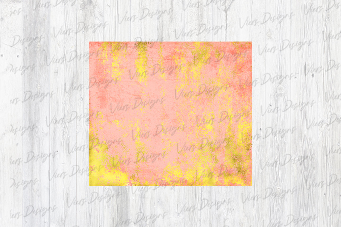 Distressed Pink & Gold Tumbler Wrap PNG — Edge Glow