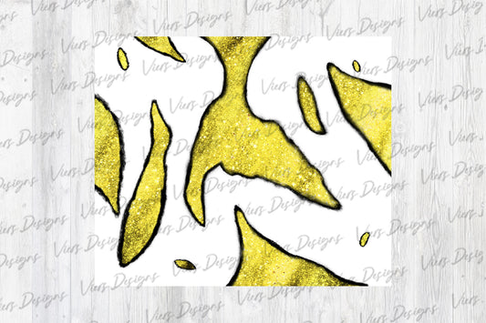 Yellow Geode Crystal Tumbler Wrap PNG