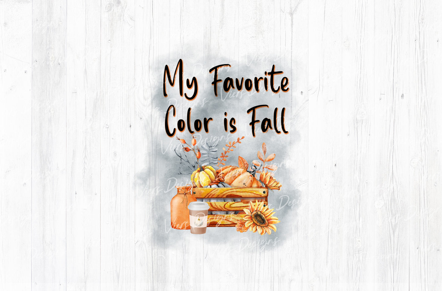 My Favorite Color Is Fall Sublimation PNG