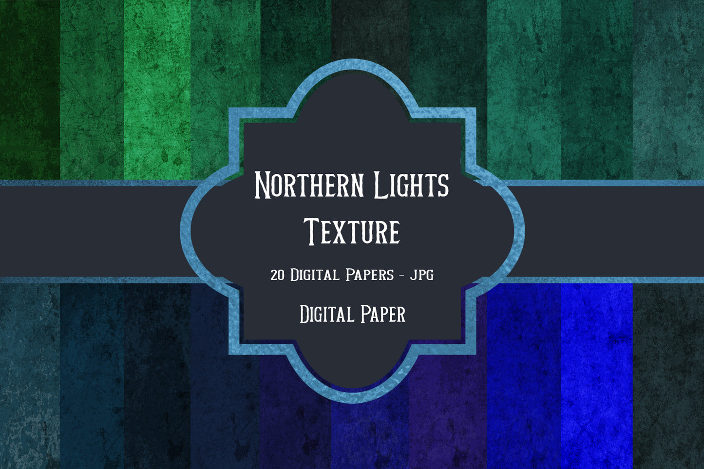 Northern Lights Texture Digital Paper
