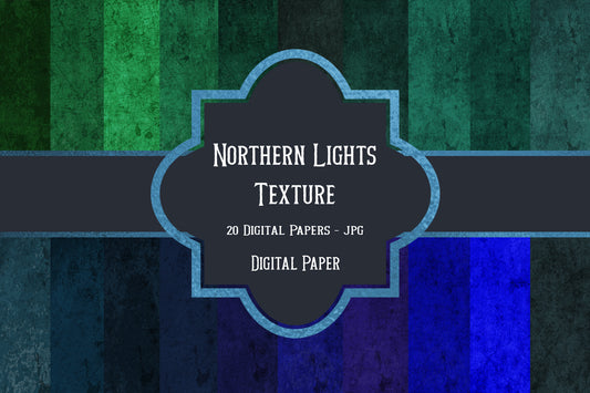 Northern Lights Texture Digital Paper