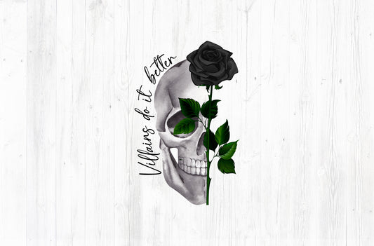 Villains Do It Better PNG – Dark Romance Book Lover Design (Color)